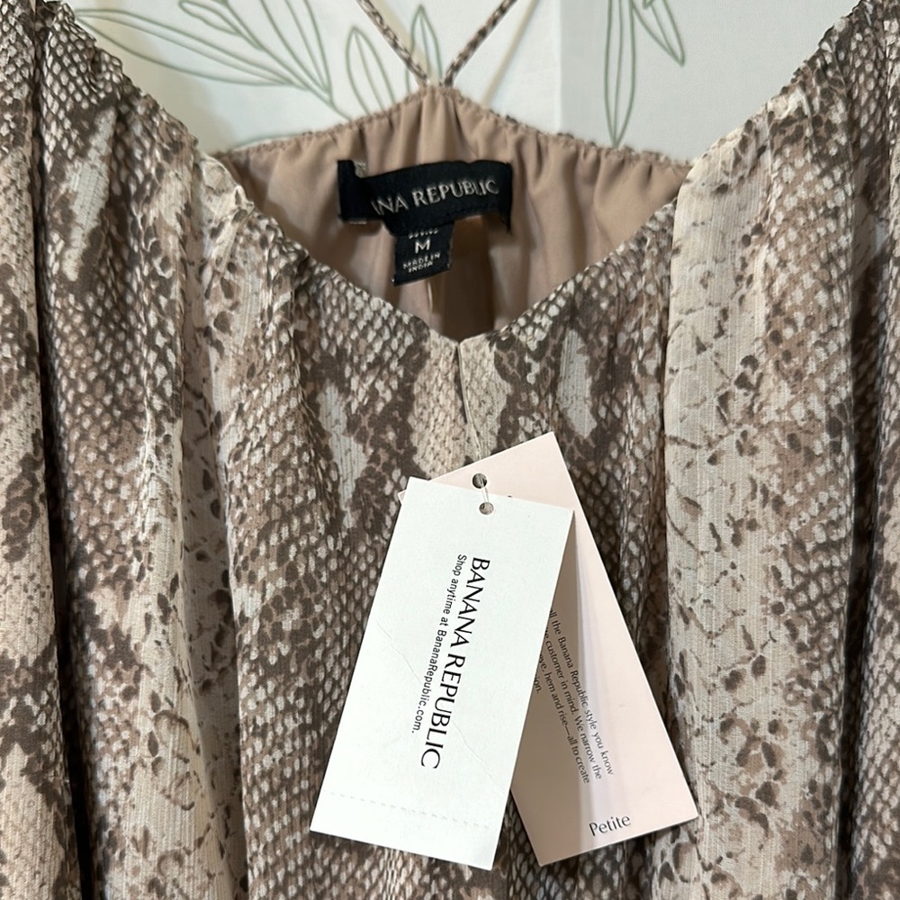 Banana Republic Brown Lace Knee-Length Sundress - Picture 2 of 7